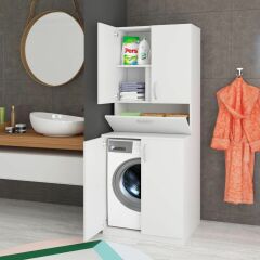 Çamaşır Makinesi Koruma Banyo Dolabı