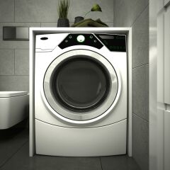 Mine Çamaşır Makinesi Alt Dolabı Kapaksız Beyaz