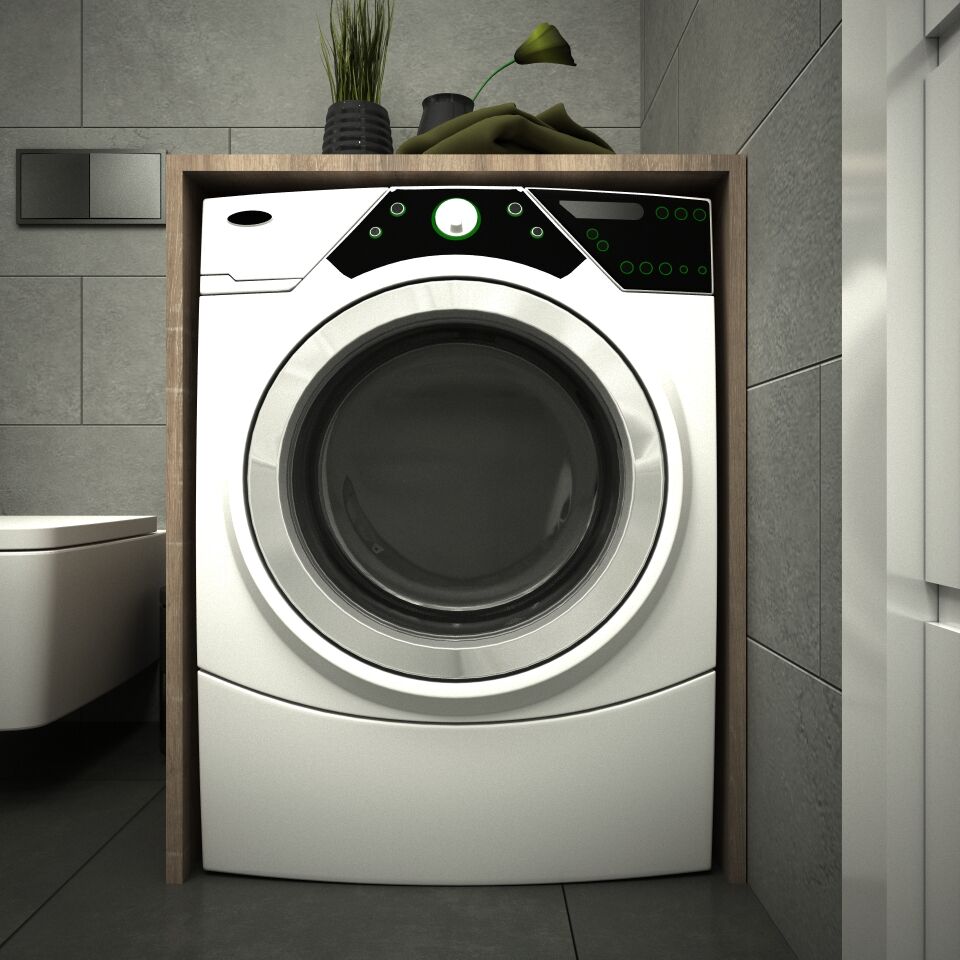 Mine Çamaşır Makinesi Alt Dolabı Kapaksız Sonomo