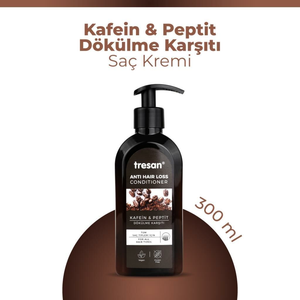 Tresan Kafein & Peptit Dökülme Karşıtı Saç Kremi 300 ml