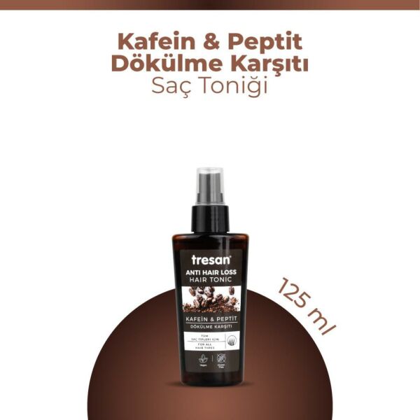 Tresan Kafein & Peptit Dökülme Karşıtı Şampuan + Saç Kremi + Saç Toniği