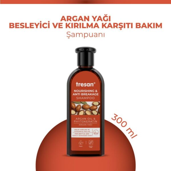 Argan Yağı Besleyici Ve Kırılma Karşıtı Bakım Şampuanı 300 ml K.ağacı Özlü Saç Toniğ