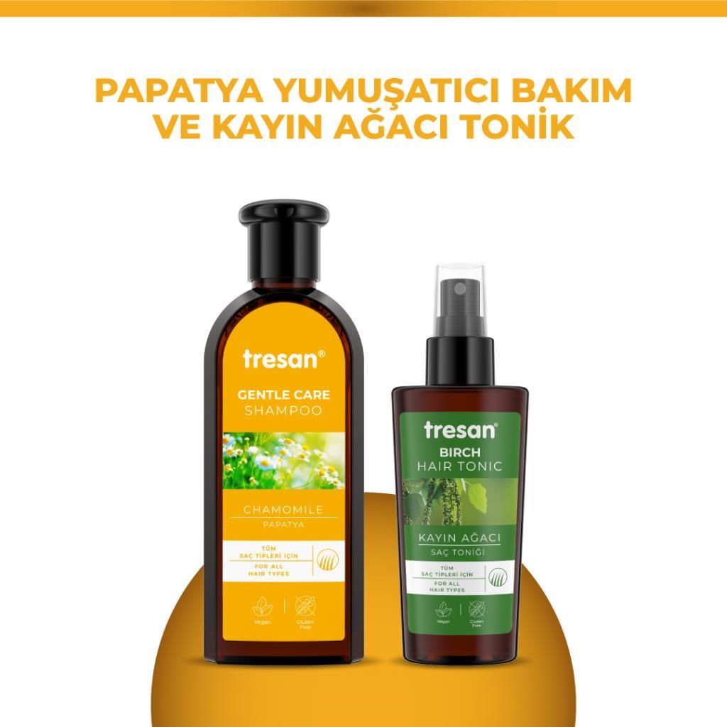 Papatya Şampuanı 300 ml - Her Tip Saç Için K.ağacı Özlü Saç Toniği 125 Ml.