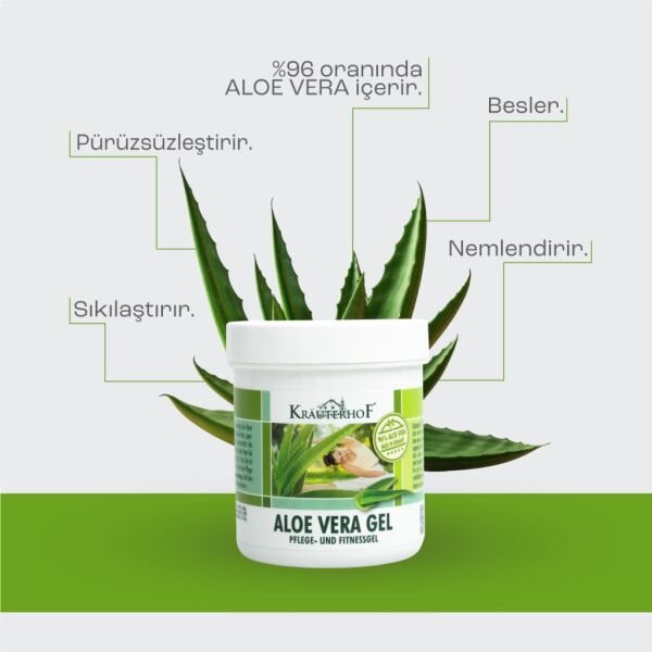 Krauterhof Aloe Vera Nemlendirici Vücut Jeli 100 ml x2 Adet