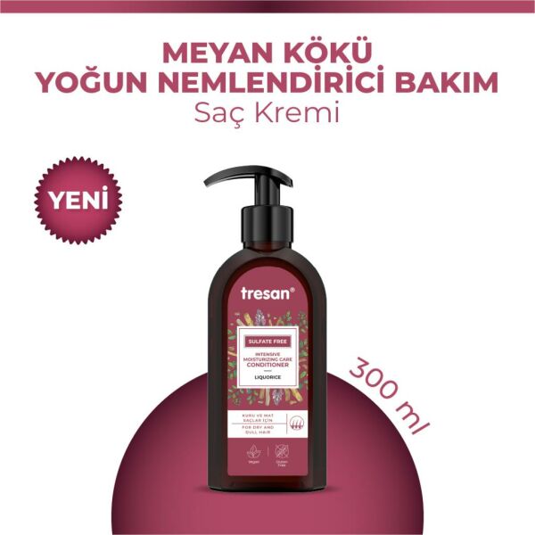 Tresan Meyan Kökü Yoğun Nemlendirici Sülfatsız Bakım Saç Kremi 300 ml