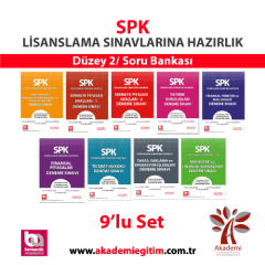 SPK Düzey 2 Deneme Sınavı 9'lu Set