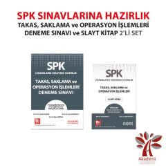 SPK Takas Slayt + Deneme Sınavı 2'li Set