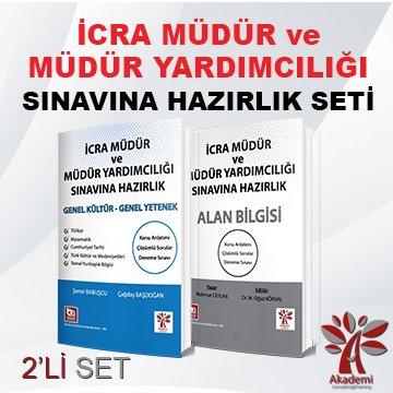 İcra Müdür ve Müdür Yrdımcılığı Sınavına Hazırlık 2'li Set