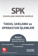 SPK Takas, Saklama ve Operasyon İşlemleri Konu