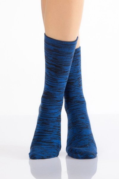 Kadın Degrade Termal Soket Çorabı  - Saks