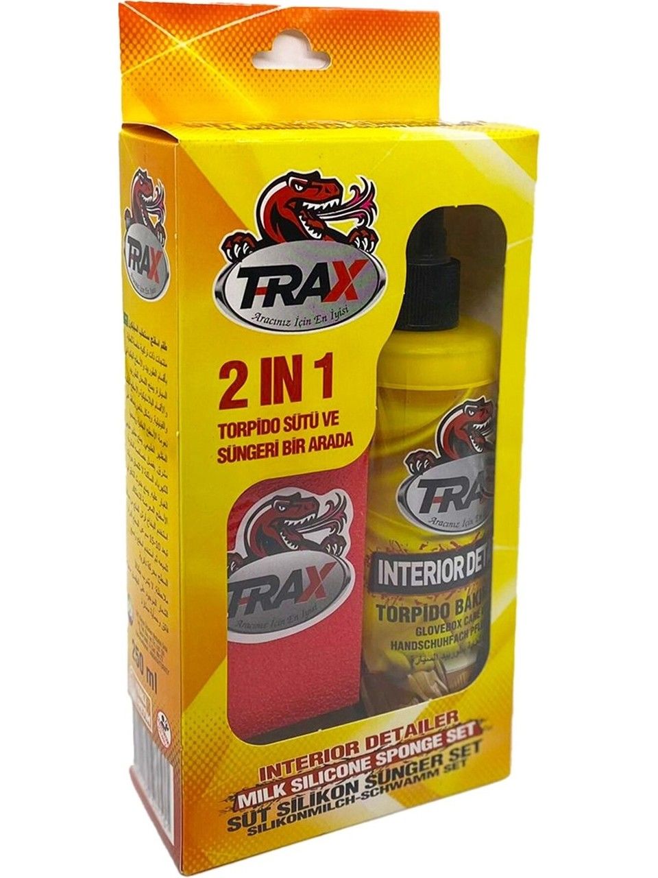 T-RAX LASTİK VE TAMPON CİLA SET JEL SÜNGERLİ 200ML