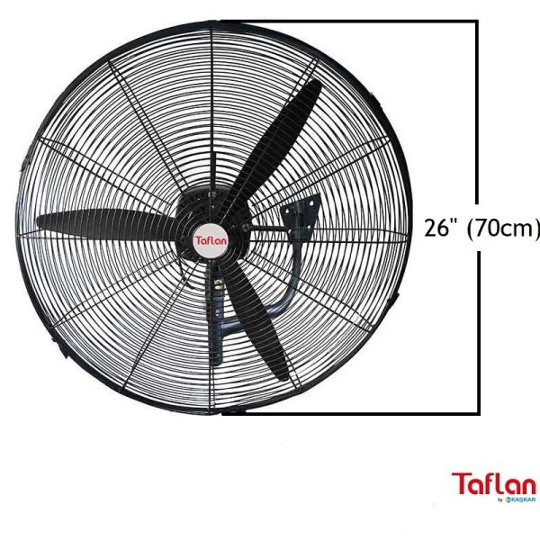 Taflan FLW-650-B 26'' Sanayi Tipi Duvar Vantilatörü