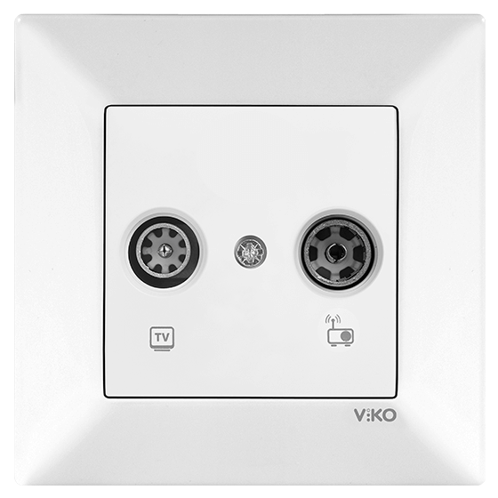 Viko Meridian Tv Radyo Prizi Geçişli 12dB Çerçeveli