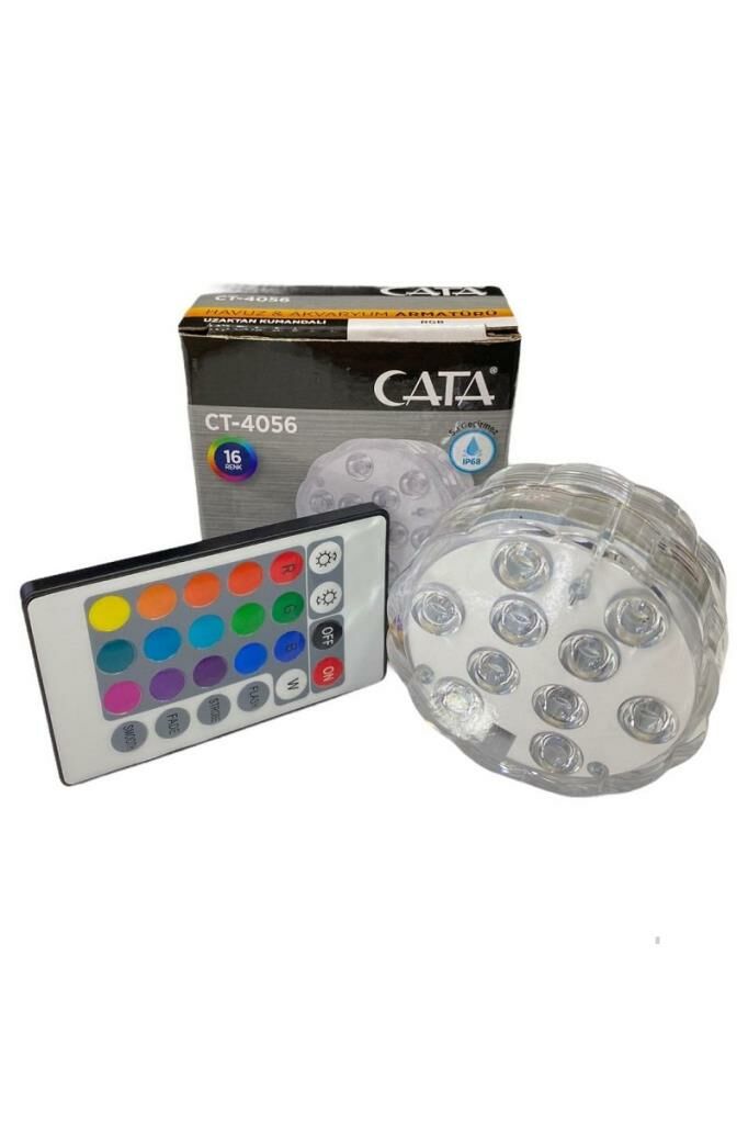 Cata CT-4056 9W E27 Rgb Kumandalı Havuz ve Akvaryum Armatürü