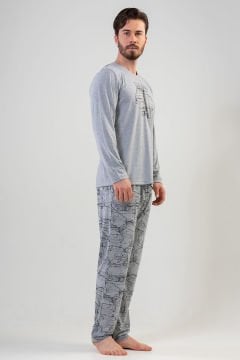 Erkek Uzun Kol Pijama Takım