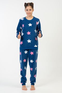 Kız Çocukpolar Uzun Kol Pijama Takım