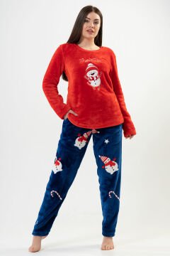 Kadın Welsoft Uzun Kol Pijama Takım