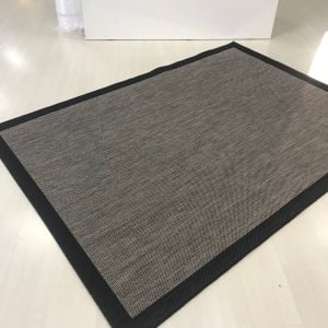 Jüt Sisal Vizon Siyah Makine Halısı 9715