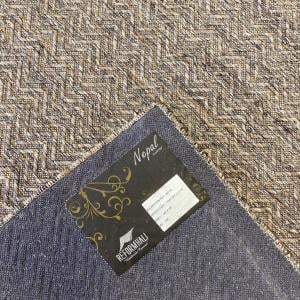 Nepal Sisal Kahve Kesme Halı 6041