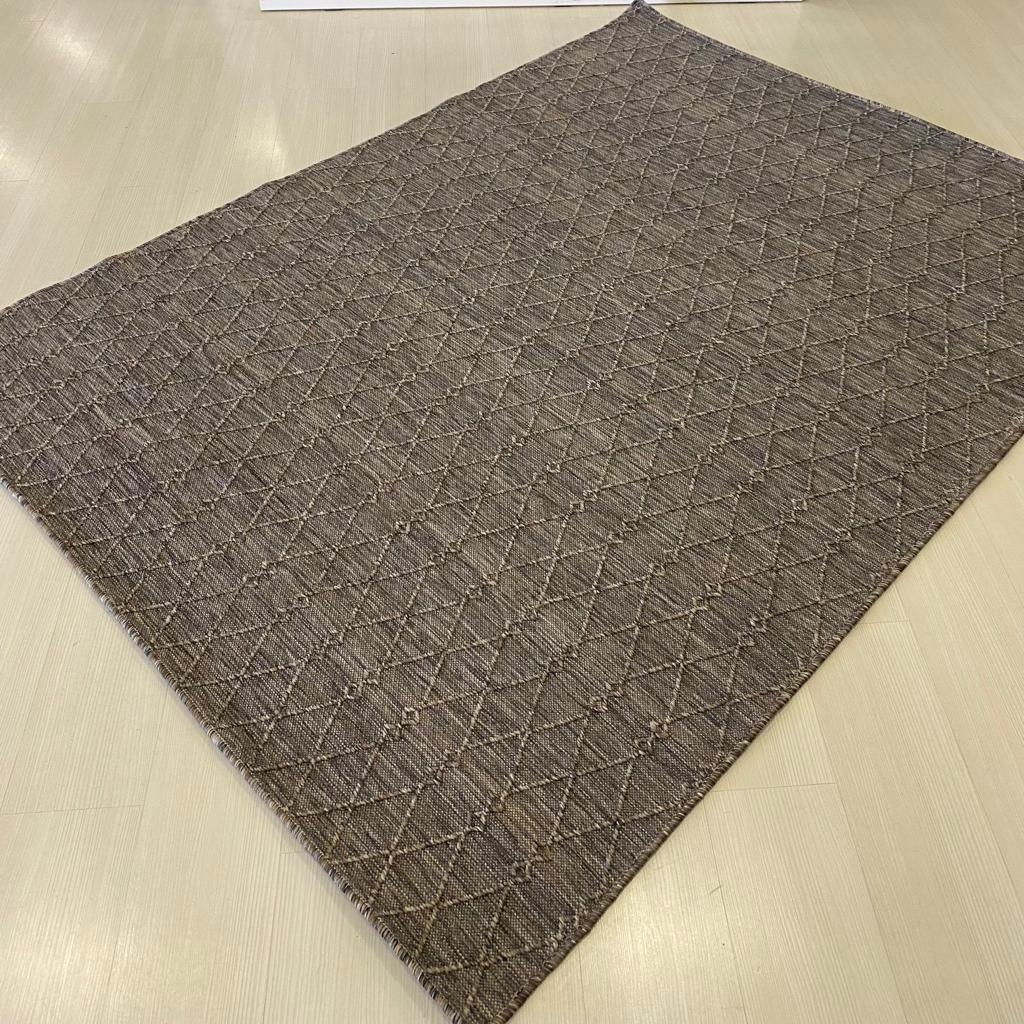 Nepal Sisal Kahve Kesme Halı 6047