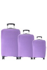 (My Lila) VALİZLER İÇİN KILIF SETİ (KABİN ORTA VE BÜYÜK)