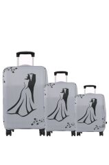 (My#123 Bride 2) VALİZLER İÇİN KILIF SETİ (KABİN ORTA VE BÜYÜK)