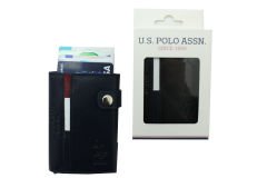 Plcuz 9217 U.S.Polo Assn.Hakiki Deri, Mekanizmalı, Unisex Cüzdan, Kartlık