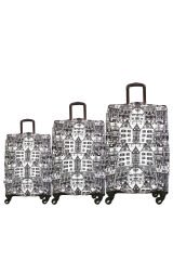 (My#05 Amsterdam) VALİZLER İÇİN KILIF SETİ (KABİN ORTA VE BÜYÜK)