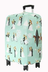 (My#122 Bride 1) VALİZLER İÇİN KILIF SETİ (KABİN ORTA VE BÜYÜK)