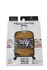 (My#125 Witch 1) VALİZLER İÇİN KILIF SETİ (KABİN ORTA VE BÜYÜK)