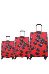 (My#16 Balonlar) VALİZLER İÇİN KILIF SETİ (KABİN ORTA VE BÜYÜK)