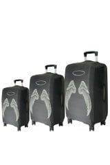 (My#130 Melek) VALİZLER İÇİN KILIF SETİ (KABİN ORTA VE BÜYÜK)