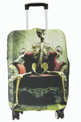 (My#131 Bone King) VALİZLER İÇİN KILIF SETİ (KABİN ORTA VE BÜYÜK)