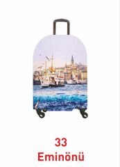 (My#33 Eminönü) VALİZLER İÇİN KILIF SETİ (KABİN ORTA VE BÜYÜK)