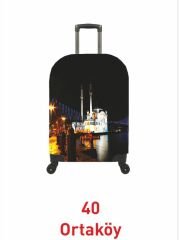 (My#40 Ortaköy) VALİZLER İÇİN KILIF SETİ (KABİN ORTA VE BÜYÜK)