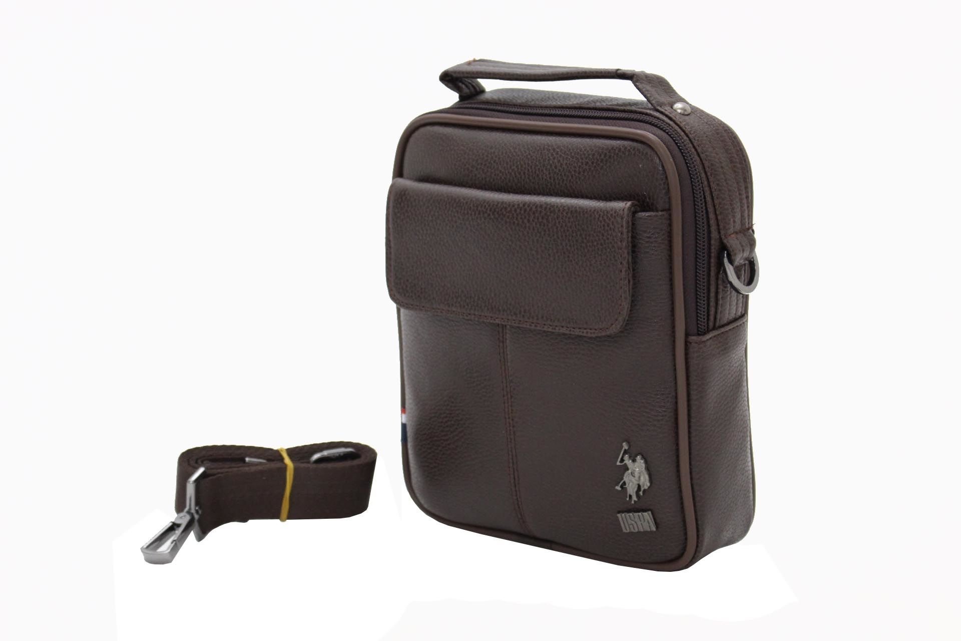 Plevr 6756 Us Polo Suni Deri Omuz Askılı, Kulplu Portföy Çanta