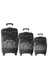 (My#119 Ayasofya / Hagia Sophia 1) VALİZLER İÇİN KILIF SETİ (KABİN ORTA VE BÜYÜK)