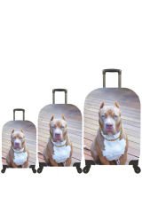 (My#87 Pitbull) VALİZLER İÇİN KILIF SETİ (KABİN ORTA VE BÜYÜK)