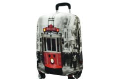 (My#54 Taksim2) VALİZLER İÇİN KILIF SETİ (KABİN ORTA VE BÜYÜK)