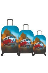 (My#81 W Minibüs) VALİZLER İÇİN KILIF SETİ (KABİN ORTA VE BÜYÜK)