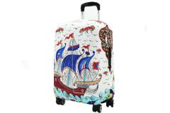 My 57 Çini Gemi VALİZ KILIFI / BAVUL KORUYUCU ÖRTÜSÜ Büyük, Orta, Kabin Boy Set