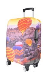 My 73 Kapadokya 3 VALİZ KILIFI / BAVUL KORUYUCU ÖRTÜSÜ Büyük, Orta, Kabin Boy Set