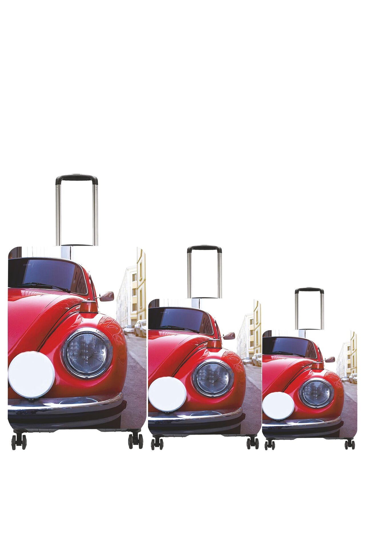 My 70 Vosvos VALİZ KILIFI / BAVUL KORUYUCU ÖRTÜSÜ Büyük, Orta, Kabin Boy Set