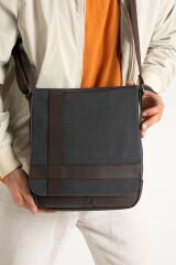 M 417 Mega Bag Unısex Kanvas Postacı Çantası Askılı Çanta Omuz Çanta