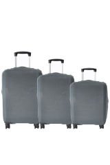 My Gri VALİZ KILIFI / BAVUL KORUYUCU ÖRTÜSÜ Büyük, Orta, Kabin Boy Set