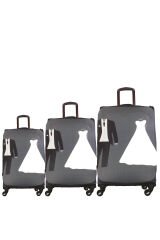 My 08 Gelin & Damat VALİZ KILIFI / BAVUL KORUYUCU ÖRTÜSÜ Büyük, Orta, Kabin Boy Set