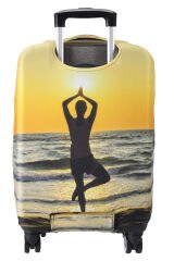 (My#112 Yoga) VALİZLER İÇİN KILIF SETİ (KABİN ORTA VE BÜYÜK)