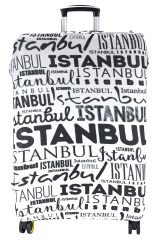 (My#79 İstanbul Yazılar) VALİZ İÇİN KILIF