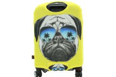 (My#28 Pug Köpek) VALİZ İÇİN KILIF