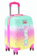 Coral High 16777 Dorndurmalı Kedi Desen - ABS  Çocuk Valizi